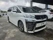 Recon 2019 Toyota Vellfire 2.5 ZG New Facelift UNREG