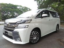 2015 Toyota Vellfire 2.5 ZG *** Alpine Player *** 2 Year Warranty ***