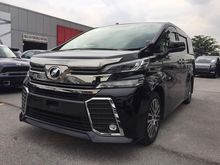 2016 TOYOTA VELLFIRE 2.5 Z G JBL SST LAST CALL UNREG