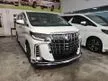 Recon 2021 Toyota Alphard 2.5 G S C Package MPV -JBL- - Cars for sale