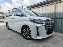 2021 Toyota Alphard 2.5 SC Grade 4.5 Sun Roof 4Cam360View JBL Home THeatre Sound System PCS LTA BSMDIM Display Audio Power Boot Unregister