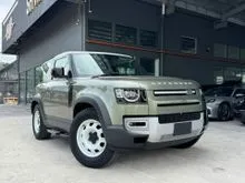 2023 Land Rover Defender 2.0 90 P300 SUV RECON JAPAN SPEC NEW CAR CONDITION GRADE 5A AIR SUSPENSION 360 CAM SIDE STEP CENTER CONSOLE LOW MILEAGE