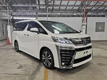 2019 Toyota Vellfire 2.5 ZG SUNROOF-ORI MILEAGE-4 YR WARRANTY