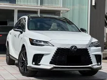 Incoming Stock 2025 Lexus RX 350 2.4 F Sport SUV Grade 5A Japan Spec Low Mileage, White Leather Interior, Rear Power Seat And More Open For Booking