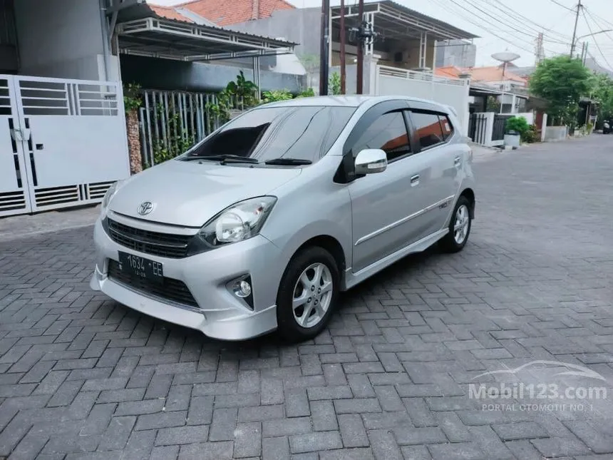 Jual Mobil Toyota Agya 2015 TRD Sportivo 1.0 di Jawa Timur Manual Hatchback Silver Rp 101.000.000