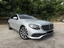 2018 Mercedes-Benz E250 2.0 Exclusive Line Sedan 45K KM With Service Record Beautiful Condition With Original Factory Paint