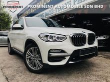 BMW X3 2.0 MIL 8K ONLY WTY 2023 2019,CRYSTAL WHITE IN COLOUR,FULL LEATHER SEATS,REVERSE CAMERA,POWER BOOT,ONE OWNER OF KOREAN WOMAN