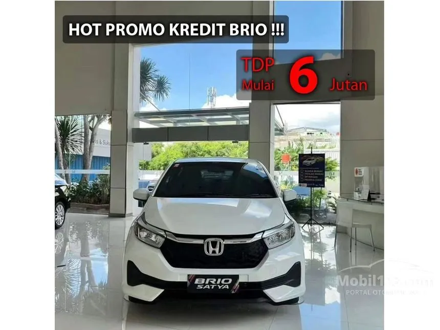 Jual Mobil Honda Brio 2024 E Satya 1.2 di Jawa Barat Automatic Hatchback Putih Rp 185.300.000