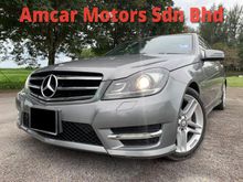 2013 Mercedes-Benz C200 CGI 1.8 AMG SPORT PADDEL SHIFT LEATHER SEAT SPECIAL EDITION MODEL W204 C180 C250