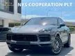 Recon 2020 Porsche Cayenne Coupe 2.9 S V6 Turbo AWD Unregistered Sport Chrono With Mode Switch Porsche Dynamic Lighting System Plus 22 Inch RS Spyder Whee