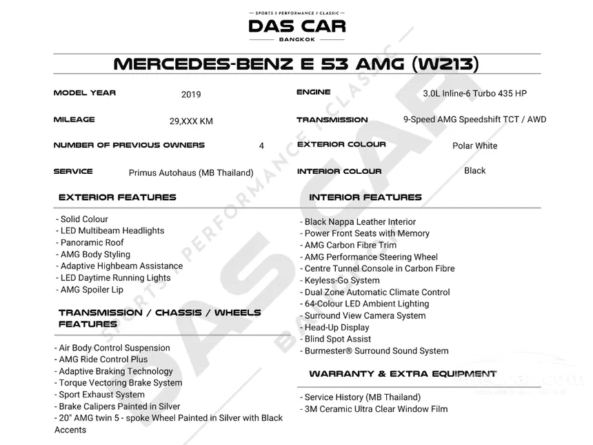 2019 Mercedes-Benz E53 AMG 4MATIC+ Sedan