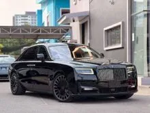 2022 Rolls-Royce Ghost 6.8 Black Badge Sedan Brabus Bodykit (Carbon Fiber), 22-inch Monoblock Wheels, Starlight Roof, Best Deal In Town