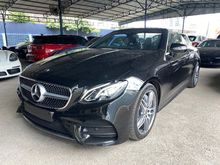 2018 Mercedes-Benz E300 2.0 AMG Convertible Cabriolet (Keyless Entry, Memory Seat, Reverse Cam, Soft Top)