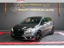 2017 BMW 218i 1.5 Active Tourer Facelift Full Spec SUV PowerBoot/ Push Start/ 4New Continental UC7 Tyre/ Electric Seat/ Like New/ Warranty Package