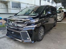 2016 Toyota Vellfire 2.5 ZG 5 YEARS WARRANTY