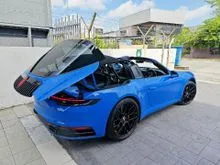(Front Lifting, Adaptive C/Control, 9k-Miles LOW Mileage) 2021 Porsche 911 3.0 Targa 4S High Spec. Sport Exhaust, PASM, PDLS+, BOSE. 991 Turbo GT3 GTS