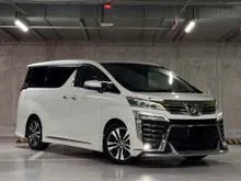 2018 Toyota Vellfire 2.5 ZG MPV