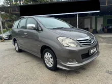 Facelift Model,Full Bodykit,Dual Airbag,ABS/EBD,8 Seater,Well Maintained,One Owner-2009 Toyota Innova 2.0 G (Metallic) RWD MPV