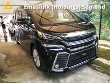 2015 Toyota Vellfire 2.5 Z 7 SEATER 2 POWER DOOR POWER BOOT 360 SURROUND CAMERA 18 SPORT RIM FREE WARRANTY