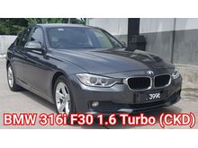 2015 BMW 316i F30 Facelift 1.6 (CKD) Turbo Keep Like New Car Condition Never Accident Before Full Service By BMW Free 1 Year Warranty Worth Buy