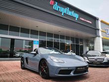 2016 Porsche Boxster S 718- Unreg- High Spec
