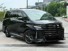 **ORI GR KIT**BROWN INTERIOR** 2025 Toyota Vellfire 2.4 Z Premier (A) 4.5AA GRADE ** LIKE NEW CAR