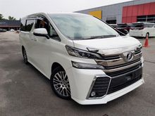 2017 Toyota Vellfire 2.5 ZG UNREG