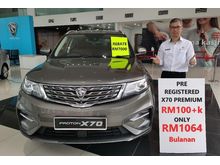 2020 Proton X70 1.8 TGDI Premium SUV. TAX Rebate 7K or PRE REGISTERED Rebate 1X k.