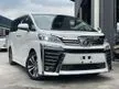 Recon 2018 Toyota Vellfire 2.5 ZG Edition MPV FULL ALPINE SET EMS PB UNREG - Cars for sale