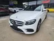 Recon 2018 Mercedes-Benz E200 2.0 AMG SEDAN FULLY LOADED / PANROOF / 360 / HUD / AMBIENT LIGHT / BURMESTER / POWER BOOT / MEMORY SEATS / RECON / UNREGISTER - Cars for sale