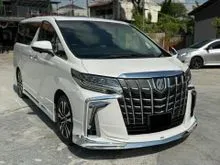 2018 Toyota Alphard 2.5 SC Package MPV/DIM/BSM/Alphine TV/Fast Loan/Twin Moonroof /360 Camera