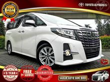 2015 Toyota Alphard 2.5 G S MPV **PRICE Included SST**CLEARANCE SALES**2 POWER DOOR**ALPINE DVD PLAYER**ALPINE ROOF MONITOR**UNREG**JAPAN SPEC