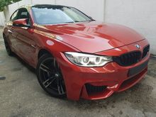 2016 BMW M4 3.0 Coupe HUD,Carbon Roof,Interior,Orange Colour UK