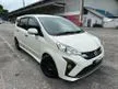 Used 2020 Perodua Alza 1.5 (A) ADVANCE, Low Mileage 48K, Under Perodua Warranty Until OCT 2025, Full Perodua Service Record, Full Leather Seat, DVD Player