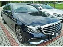 2018 Mercedes-Benz E350 e 2.0 EXCLUSIVE (A) DEMO CAR