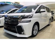 2016 Toyota Vellfire 2.5 Z A 7S RADAR LEATHER MEGA ALPINE RCA