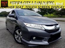 Honda City 1.5 V i-VTEC (AUTO) Sedan LEATHER SEAT , TOUCH SCREEN DISPLAY , KEYLESS ENTRY PUSH START ,16'' CHROME ALLOY RIMS