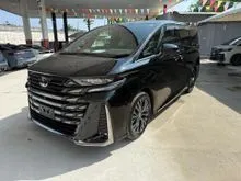 2025 Toyota Vellfire 2.4 Z Premier MPV / SUNROOF / MODELITSA BODYKIT / HUD / DIM / BSM / ROOF MONITOR / GRADE 4.5/A / UNREGS