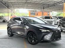 2023 Lexus NX 250 2.5 Version L - 4.5A, Panaromic Roof, Red Interior, Low Mileage, Ready Stock, 7 YR Warranty, Free Service
