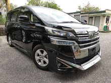 (8 Seaters)(Modelista Bodykit) 2018 Toyota Vellfire 2.5 X NEW FACELIFT UNREGISTERED