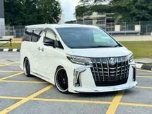 2021 Toyota Alphard 2.5 SC Modellista Body kit, Sunroof, JBL Home Theater System, 360 Camera, Pilot Seat, 21 Work Sport Rim, Adjustable, 6y Warranty