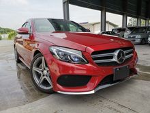 2015 Mercedes-Benz C200 2.0 AMG HUD POWERBOOT RED SPECIAL UNREG