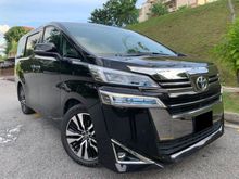 2018 Toyota Vellfire 2.5 ZG MPV CAREFULL OWNER