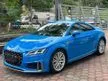 Recon 2019 Audi TT 2.0 TFSI S Line Coupe 5A GRADE OCEAN BLUE RARE UNIT SPECIAL OFFER NOW FOR YEAR END PROMOTION