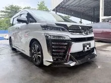 2018 / 2024 Toyota Vellfire 2.5 ZG MPV Low Mileage 47K Nice Plate Number 1 Owner Chinese Modellista Bodykits Alpine Player 360 Camera Pre-Crash