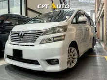 2009 Toyota Vellfire 2.4 Z Platinum MPV / FULLY LOADED / JBL PREMIUM SOUND SYSTEM/ SUNROOF MOONROOF