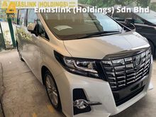 2015 Toyota Alphard 2.5 SA TWIN SUNROOF POWER BOOT SURROUND CAMERA UNREG OFFER