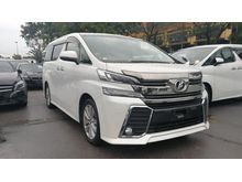 2015 Toyota Vellfire 2.5 Z A Edition (2 POWER DOOR, PRECRASH, REVERSE CAMERA)