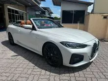 2021 BMW 420i 2.0 M-SPORT CONVERTIBLE FULL SPEC FREE 5 YEAR WARRANTY GRADE 4.5B