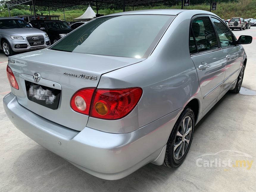 Toyota Corolla Altis 2003 E 1 6 In Johor Automatic Sedan Silver For Rm 13 800 6865871 Carlist My